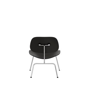 Vitra Plywood Group LCM-stoel - glanzend chroom - essen zwart