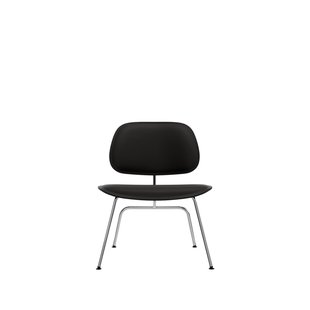 Vitra Plywood Group LCM stoel leer - essen zwart