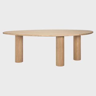 Richmond Organische Eettafel 'Oakley' Eikenhout, 235 x 110cm