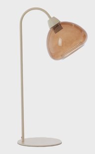 Light & Living Tafellamp 'Bisho' Glas, kleur Bruin