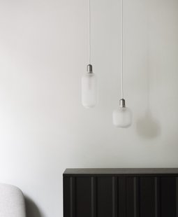 Normann Copenhagen Amp hanglampen - mat wit - S