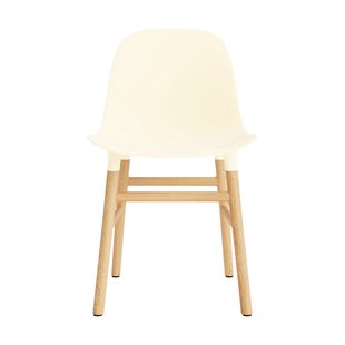 Normann Copenhagen Form stoel met houten frame - NormannCopenhagenFormCream - eiken