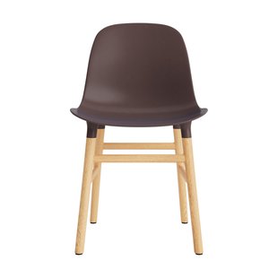 Normann Copenhagen Form stoel met houten frame - eiken - NormannCopenhagenFormBrown