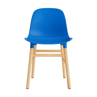 Normann Copenhagen Form stoel met houten frame - NormannCopenhagenFormBrightBlue - eiken
