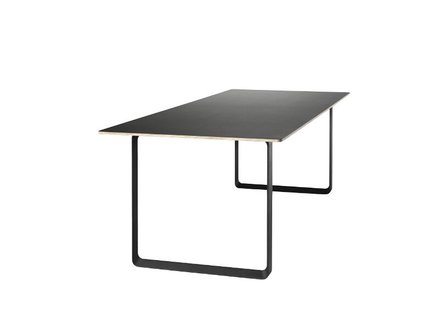 Muuto 70/70 Tafel - zwart - zwart - XL