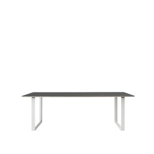 Muuto 70/70 Tafel - zwart - wit - L