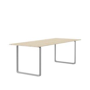 Muuto 70/70 Tafel - eiken - lichtgrijs - XL
