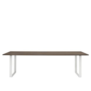 Muuto 70/70 Tafel - gerookte eik - wit - XL