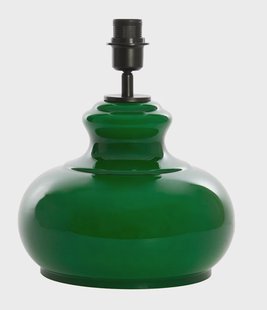 Light & Living Tafellamp 'Verde' Glas, 33cm, kleur Groen (excl. kap)