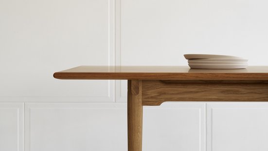 Carl Hansen & Søn CH327 Tafel - teak/eiken - 248 x 95 cm