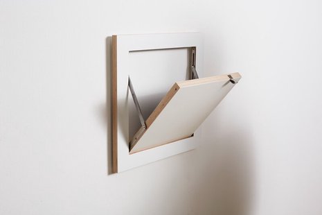 Ambivalenz Fläpps plank 40x40x1 - wit