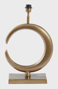 Light & Living Tafellamp 'Lune' 50cm hoog, kleur Antiek Brons (excl. kap)