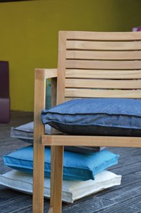 Jan Kurtz Boxkussen Outdoor - wit - 50 x 50 cm