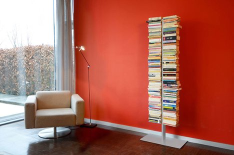 Radius Booksbaum dubbel boekenrek - 170 cm - zilver