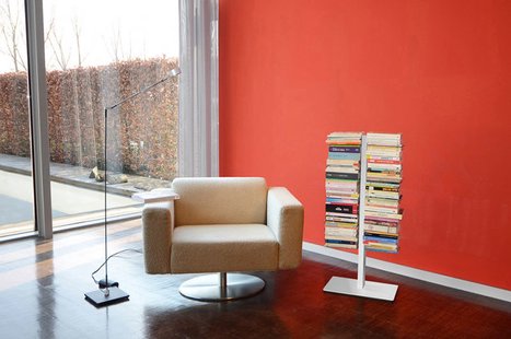 Radius Booksbaum dubbel boekenrek - Hoogte 91 cm - wit