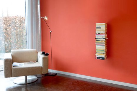 Radius Booksbaum enkel boekenwandrek - zilver - Hoogte 90 cm