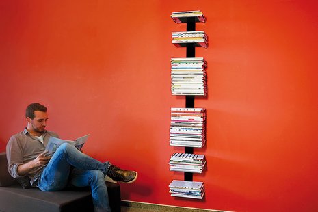 Radius Booksbaum Magazin wandrek - zwart - L