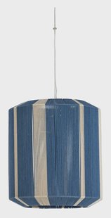 Light & Living Hanglamp 'Kozana' 48cm, kleur Blauw/Crème