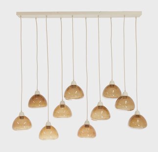 Light & Living Hanglamp 'Bisho' 10-Lamps, kleur Bruin