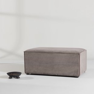 Nohr Poef 'Yulonda' Rib, kleur Bruin