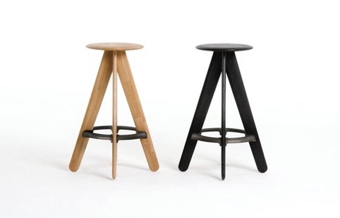 Tom Dixon Slab barkruk - natuurlijk