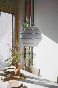 Artek A331 Hanglamp Beehive - wit/chroom
