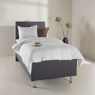 Nohr Bed 'Flecia' 90 x 200cm, kleur Donkergrijs
