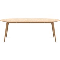 bruunmunch Playdinner ronde eettafel, uitbreidbaar - eiken wit, geolied - met twee inlegplanken