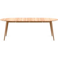 bruunmunch Playdinner ronde eettafel, uitbreidbaar - eiken natuur, geolied - met twee inlegplanken