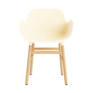 Normann Copenhagen Form fauteuil met houten frame - NormannCopenhagenFormCream - eiken