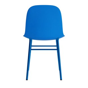 Normann Copenhagen Form stoel met metalen frame - NormannCopenhagenFormBrightBlue