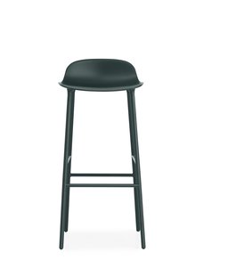 Normann Copenhagen Form barkruk met metalen frame - 75 cm - groen