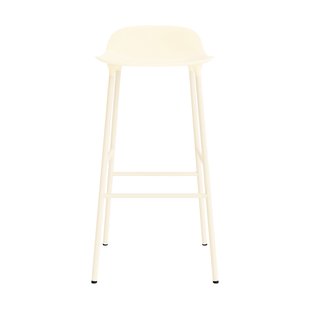 Normann Copenhagen Form barkruk met metalen frame - 75 cm - NormannCopenhagenFormCream