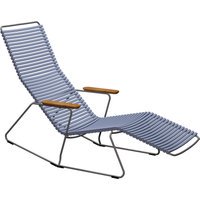 HOUE CLICK Sunrocker ligstoel - duivenblauw