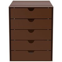 USM Haller Inos kastset C4 - 5 bakjes - bruin - gesloten