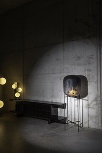 Pulpo Oda Big vloerlamp - grijs-zwart