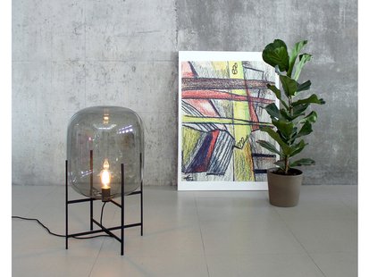 Pulpo Oda Small vloerlamp - grijs-zwart