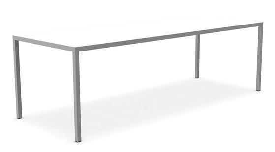 MDF Italia Tense tafel - wit - 90 x 240 cm