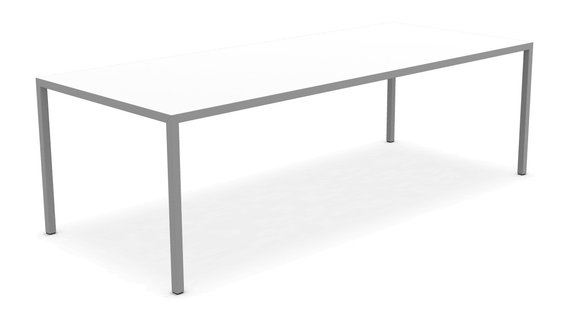 MDF Italia Tense tafel - wit - 100 x 240 cm