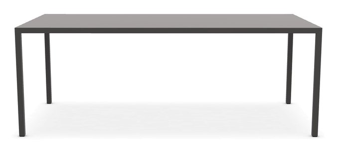 MDF Italia Tense tafel - middelgrijs - 100 x 200 cm