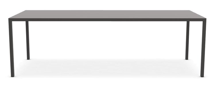 MDF Italia Tense tafel - middelgrijs - 100 x 240 cm