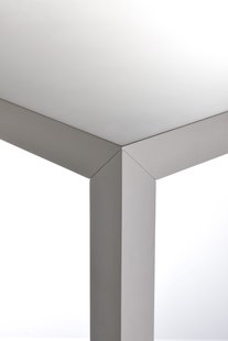 MDF Italia Tense tafel - middelgrijs - 100 x 280 cm