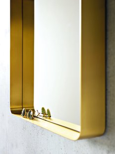 ClassiCon Cypris spiegel - messing - 70 x 70 cm