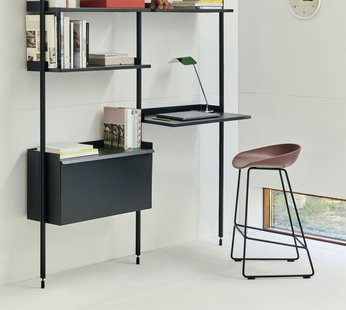 HAY About a Stool AAS 38 - Zithoogte 65 cm - Standaard glijders kunststof - wit - white 2.0