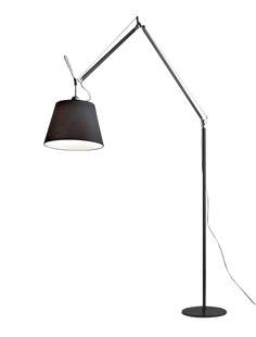 Artemide Tolomeo Mega Terra vloerlamp - zwart - zwart - Ø 36
