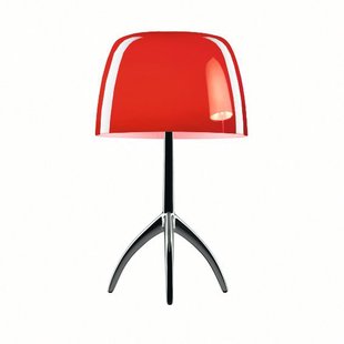Foscarini Lumiere piccola tafellamp - ciliegia - niet dimbaar - Cromo Nero