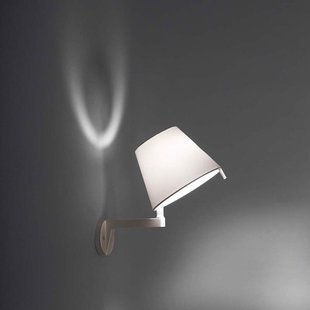 Artemide Melampo wandlamp - aluminiumgrijs - zonder aan-/uitschakelaar
