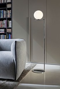 Flos IC F vloerlamp - L - chroom