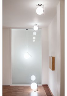 Flos IC C/W1 wand- & plafondlamp - chroom - S