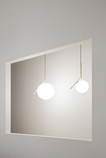 Flos IC S hanglamp - L - messing